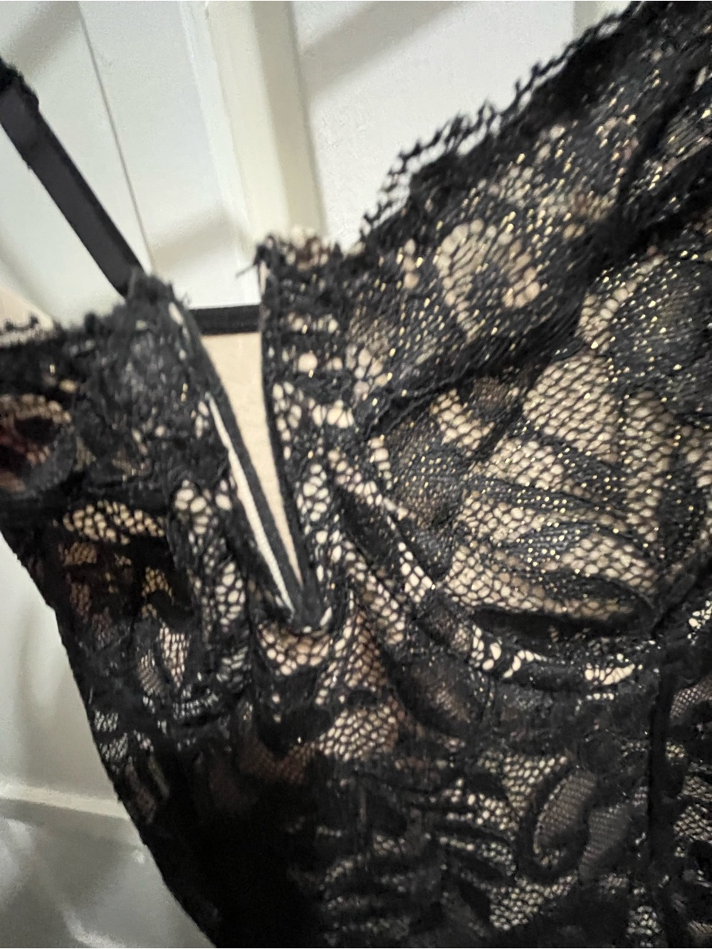 Popilush All-Lace Hourglass Corset Side Slit Midi Dress size SM NEW - Picture 11 of 16